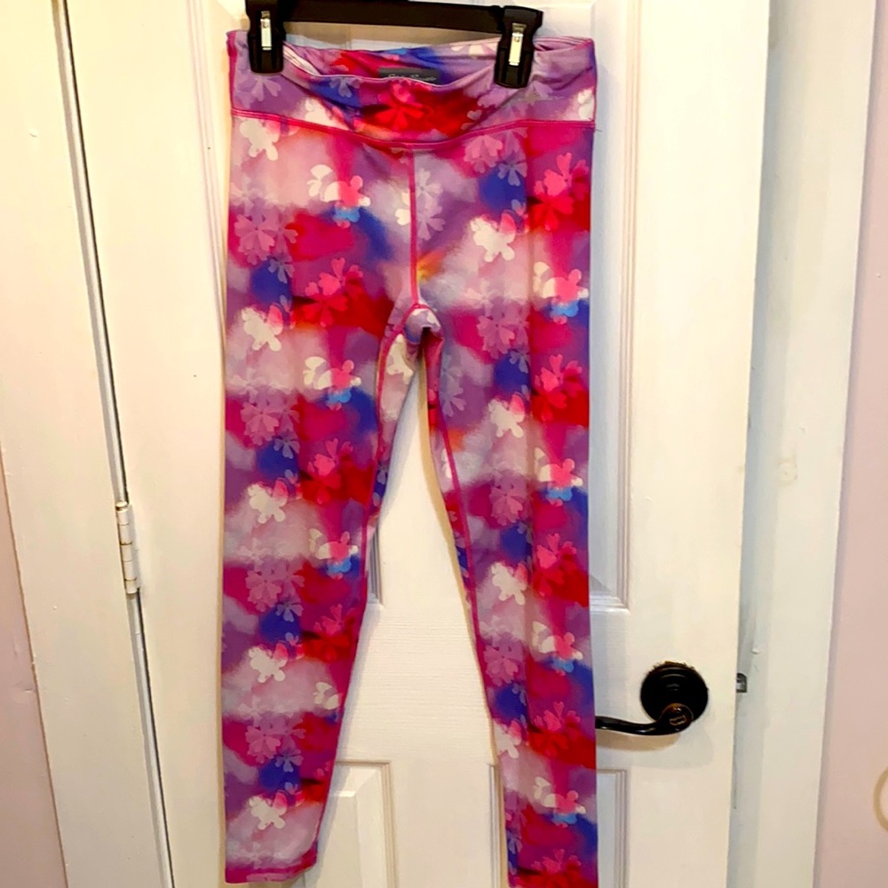 Flower print leggings, soft